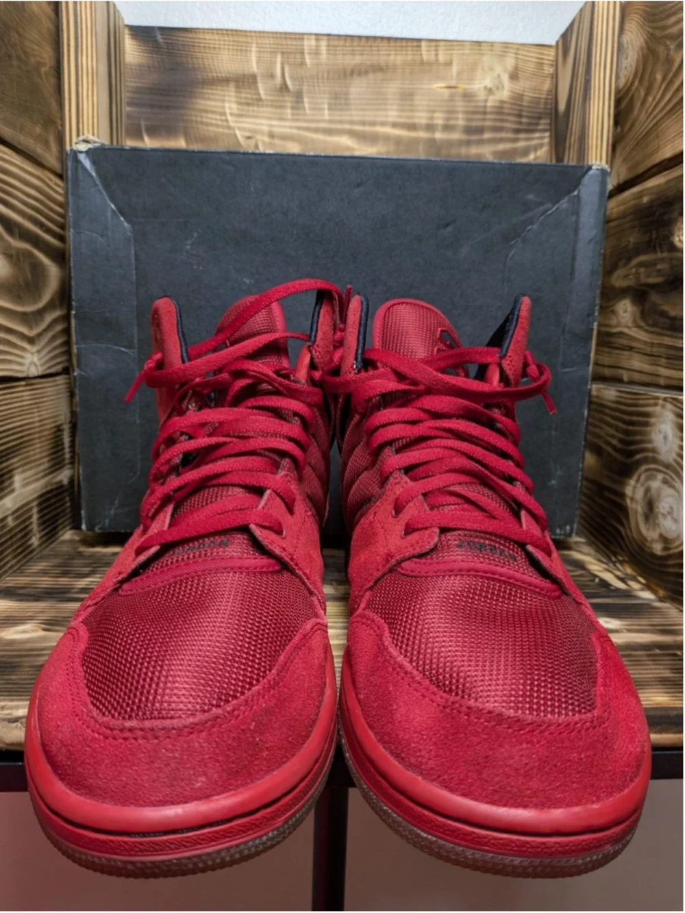 Jordan Air Jordan 1 Flight 4 Prem Shoes Mens Size 13 Red Sneakers 838818-600